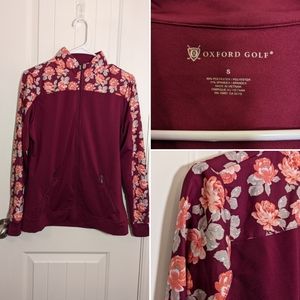 Oxford Golf Floral Zip Up Jacket